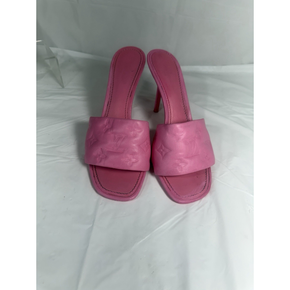 Louis Vuitton Revival Mule Heels Lambskin Size 38 - Picture 7 of 16